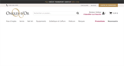 Desktop Screenshot of onglesdor.com